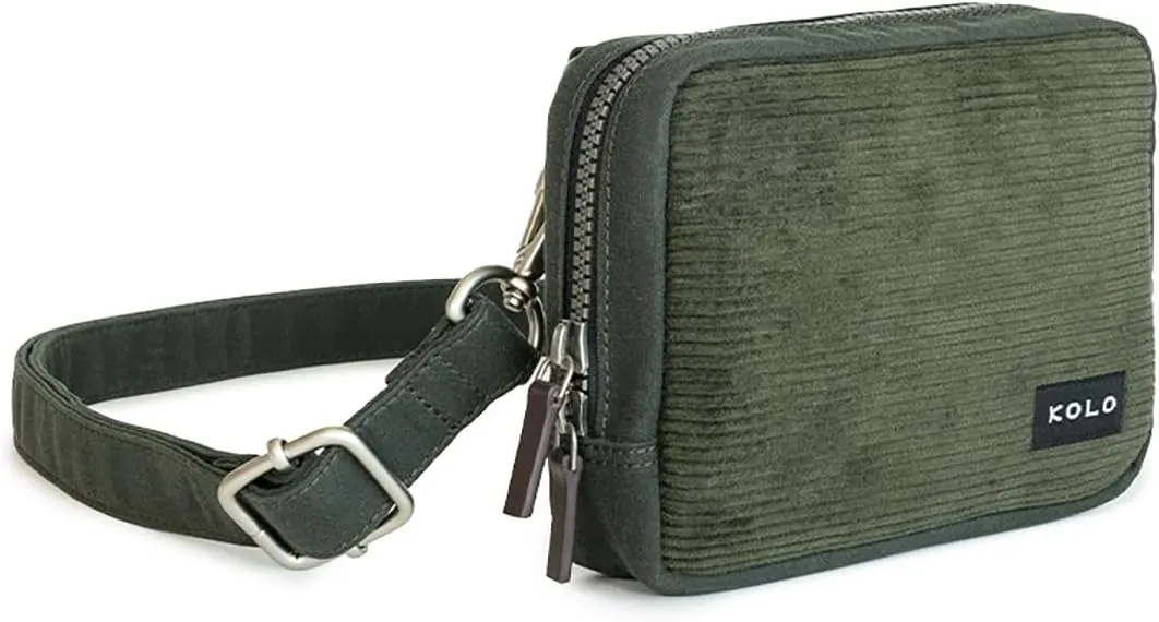 Kolo Myles Shoulder Sling Bag, Cross-Body Shoulder Strap, Organic Waxed Cotton Canvas