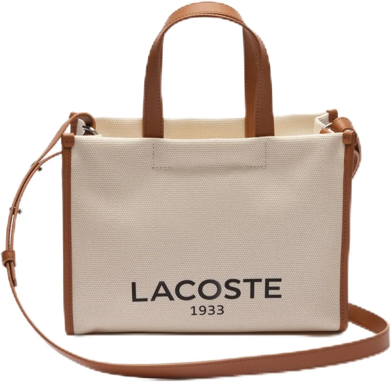 Lacoste Heritage Canvas Shopping Bag