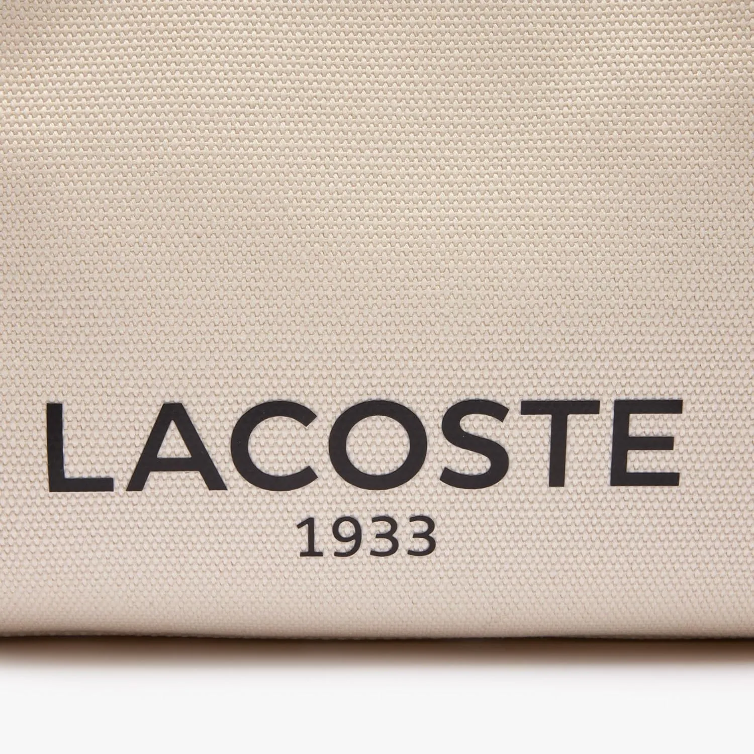 Lacoste Heritage Canvas Shopping Bag