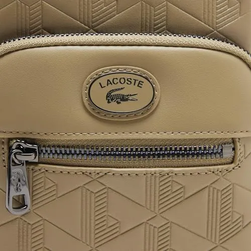Lacoste Men's Small Crossover Bag, Pink Madras/Bear Cub-Navy Blue-Archipelago-Antirrhinum-Camouflage, One