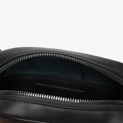 Lacoste Men's Vertical Camera Bag, Black, One