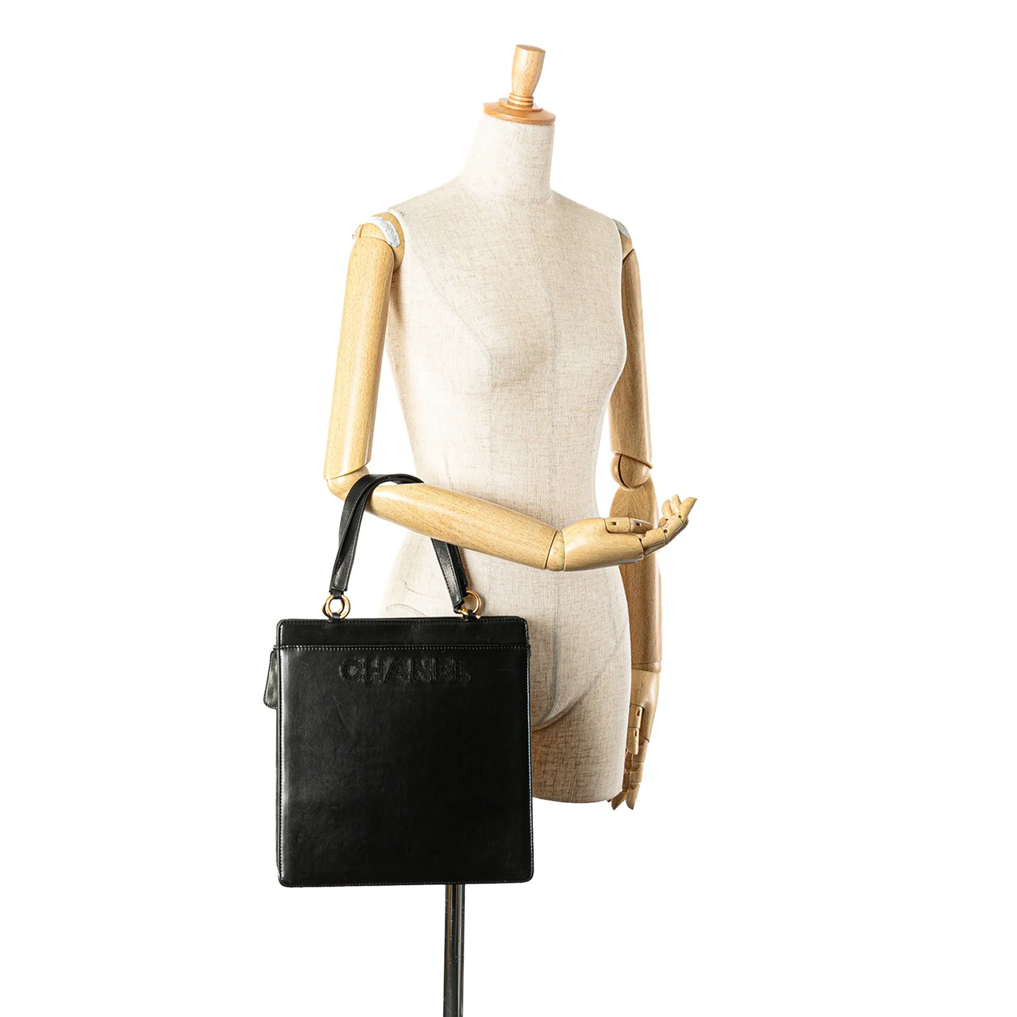 Lambskin Logo Tote