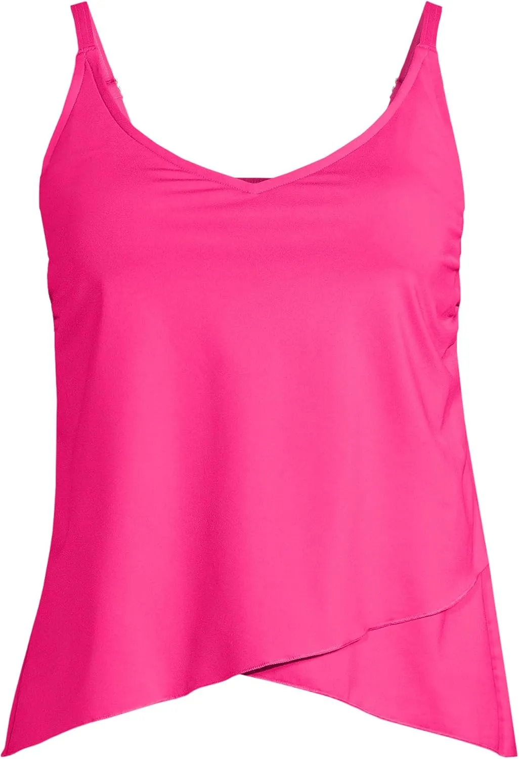 Lands' End Women's Tulip Hem Tankini Top