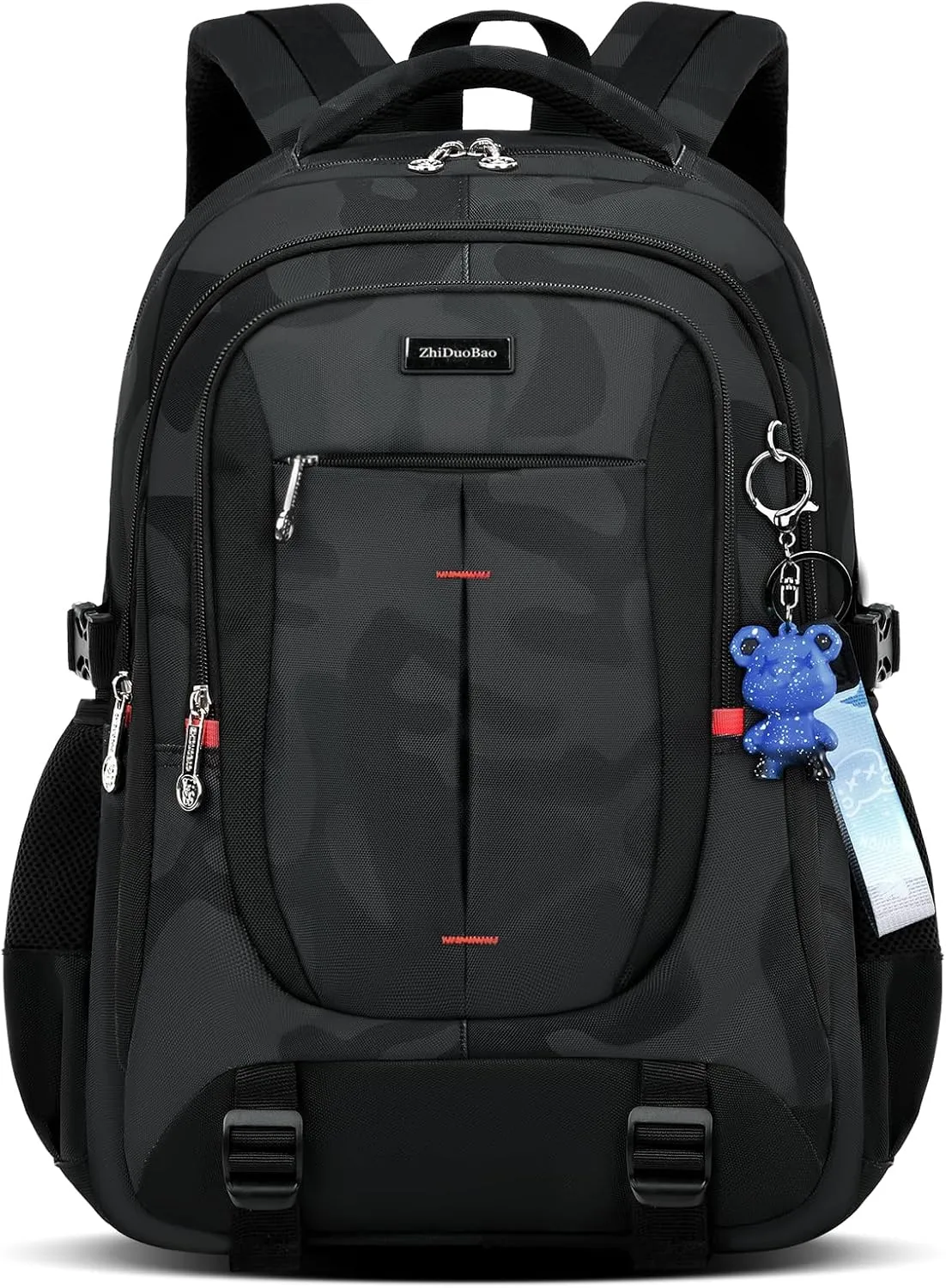 Laptop Backpack, Business Travel Backpack with Charging Slit for Men Womens, Anti Theft Water Resistant Computer Backpack Fits 15-17 Inch Laptop and Notebook black camouflage school bags