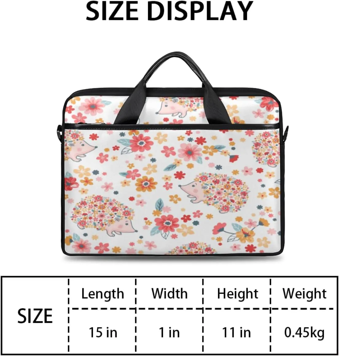 Laptop Bag 13-15 Inch Laptop Sleeve Case for Men Women Briefcase Messenger Bag Computer Shoulder Bag for Travel Work
