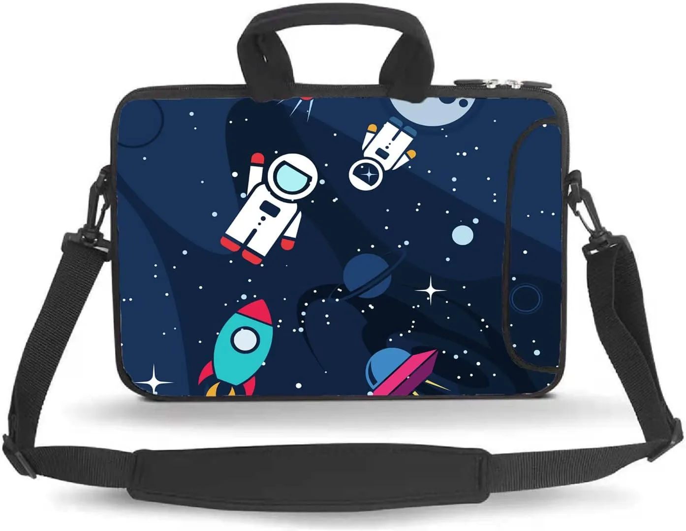 Laptop Bag Carrying Cases Computer Shoulder Messenger Cover for Women,Fits Laptops/Notebook/ebooks/Tablet/ipad (13-13.3 inch, Rocket)
