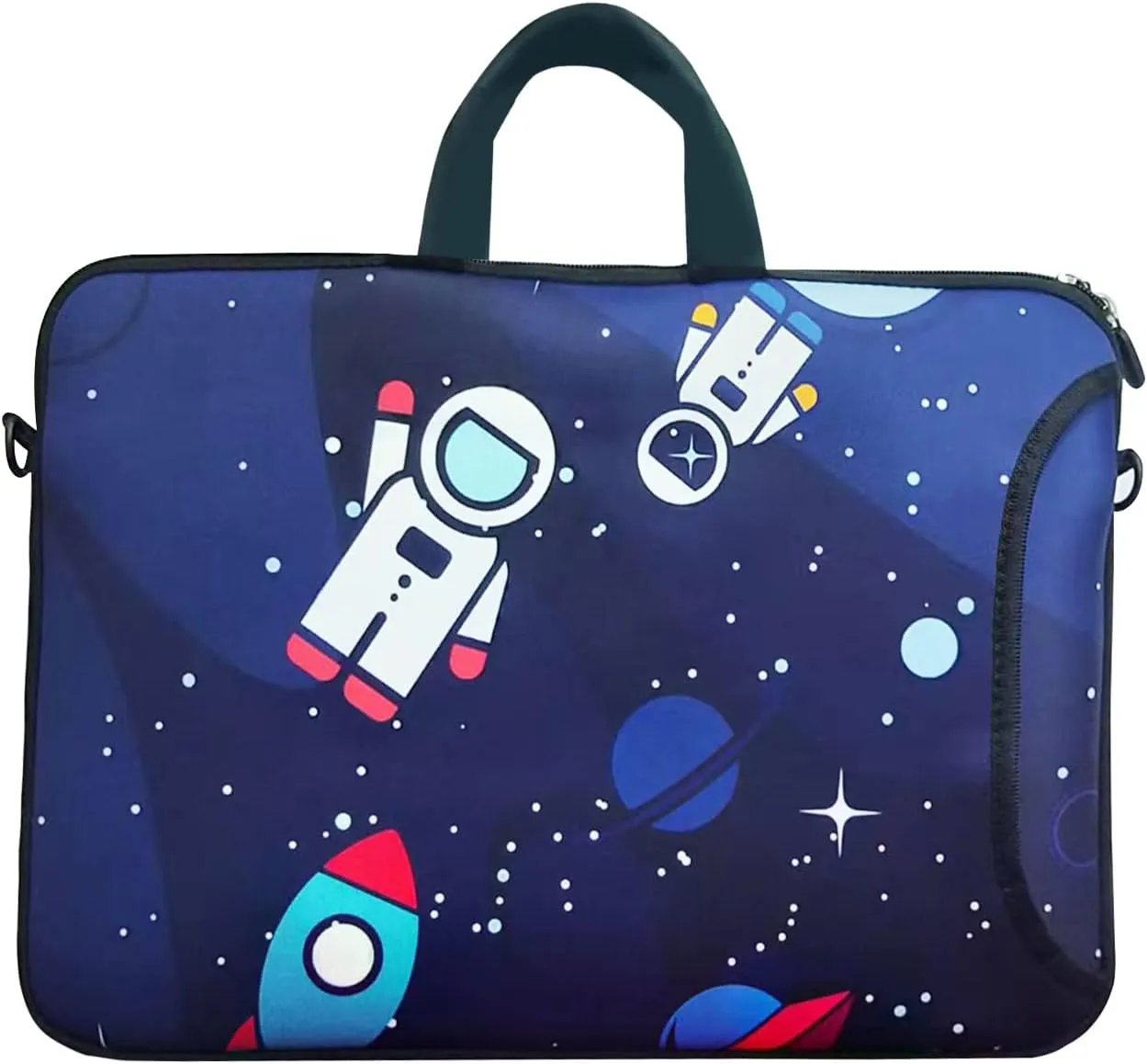 Laptop Bag Carrying Cases Computer Shoulder Messenger Cover for Women,Fits Laptops/Notebook/ebooks/Tablet/ipad (13-13.3 inch, Rocket)