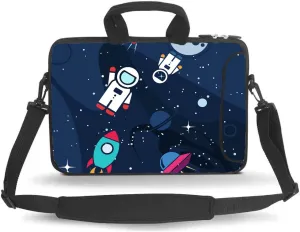 Laptop Bag Carrying Cases Computer Shoulder Messenger Cover for Women,Fits Laptops/Notebook/ebooks/Tablet/ipad (13-13.3 inch, Rocket)
