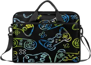 Laptop Bag for Women Men, 15.6 inch Messenger Shoulder Bags, Water Resistant Computer Bag Sleeve