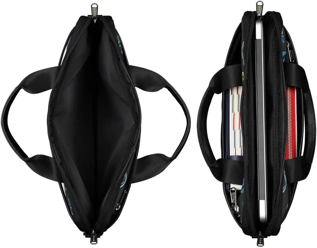 Laptop Bag for Women Men, 15.6 inch Messenger Shoulder Bags, Water Resistant Computer Bag Sleeve