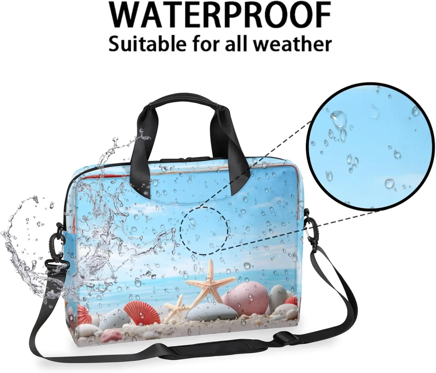 Laptop Carrying Case, Laptop and Tablet, Sleek Design, Water-Repellent Fabric, Business Casual, Casual Toploader