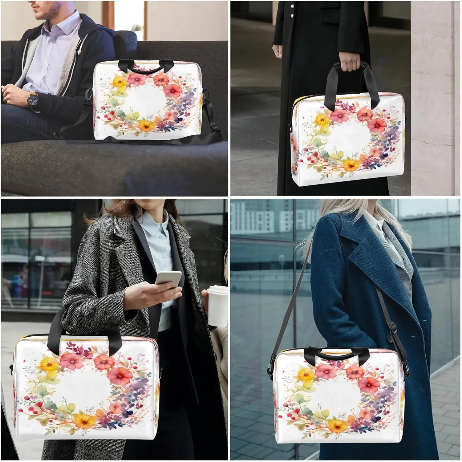 Laptop Carrying Case, Laptop and Tablet, Sleek Design, Water-Repellent Fabric, Business Casual, Casual Toploader