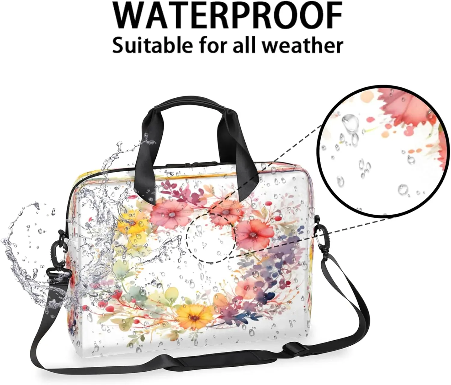 Laptop Carrying Case, Laptop and Tablet, Sleek Design, Water-Repellent Fabric, Business Casual, Casual Toploader