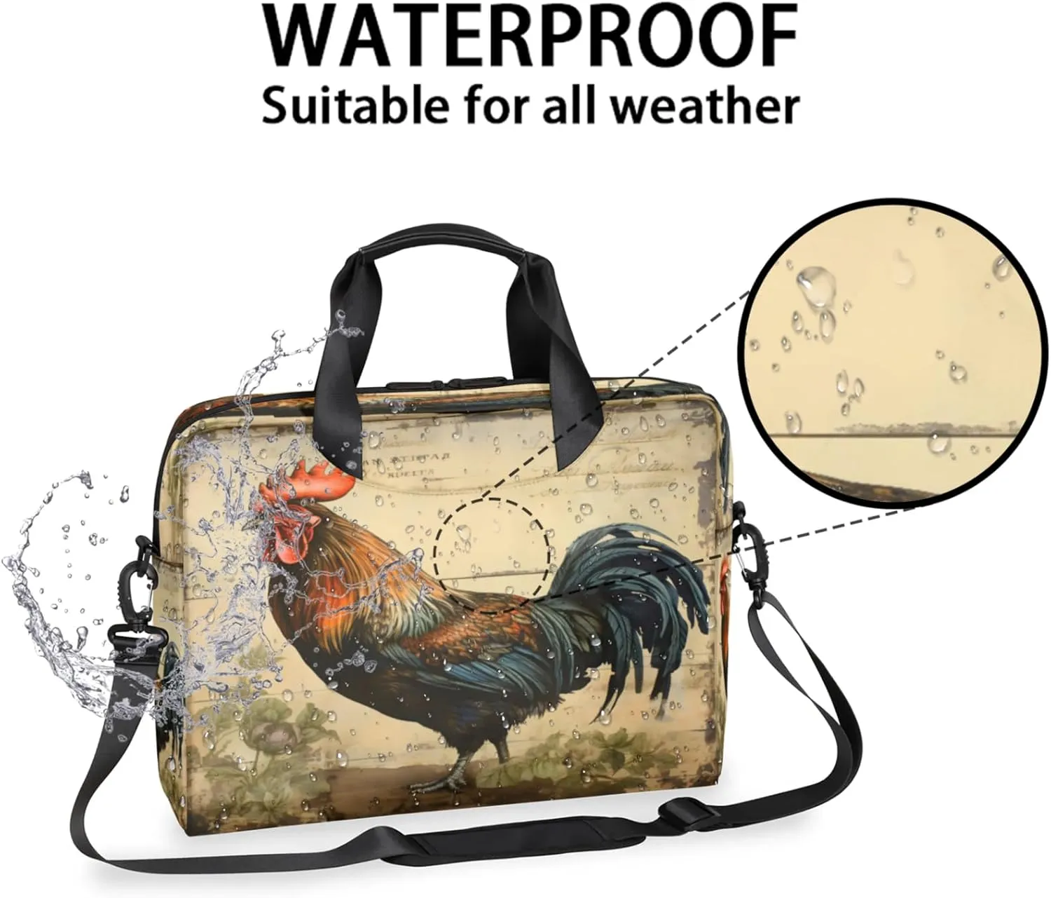 Laptop Carrying Case, Laptop and Tablet, Sleek Design, Water-Repellent Fabric, Business Casual, Casual Toploader