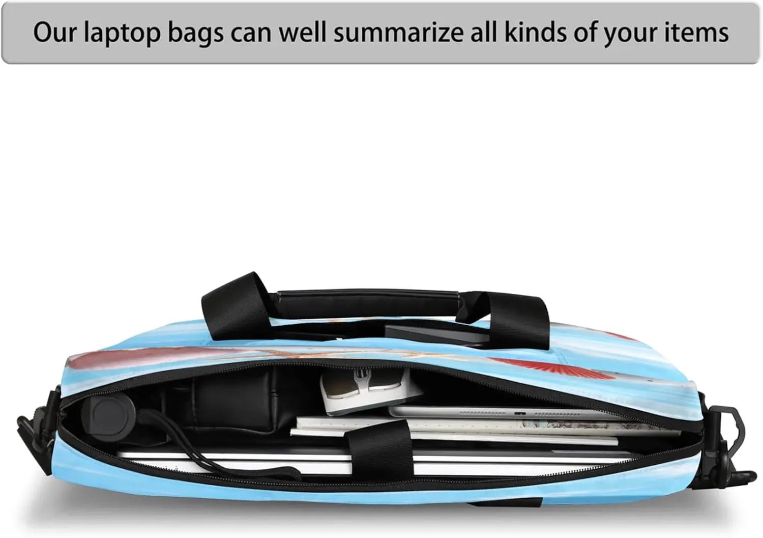 Laptop Carrying Case, Laptop and Tablet, Sleek Design, Water-Repellent Fabric, Business Casual, Casual Toploader