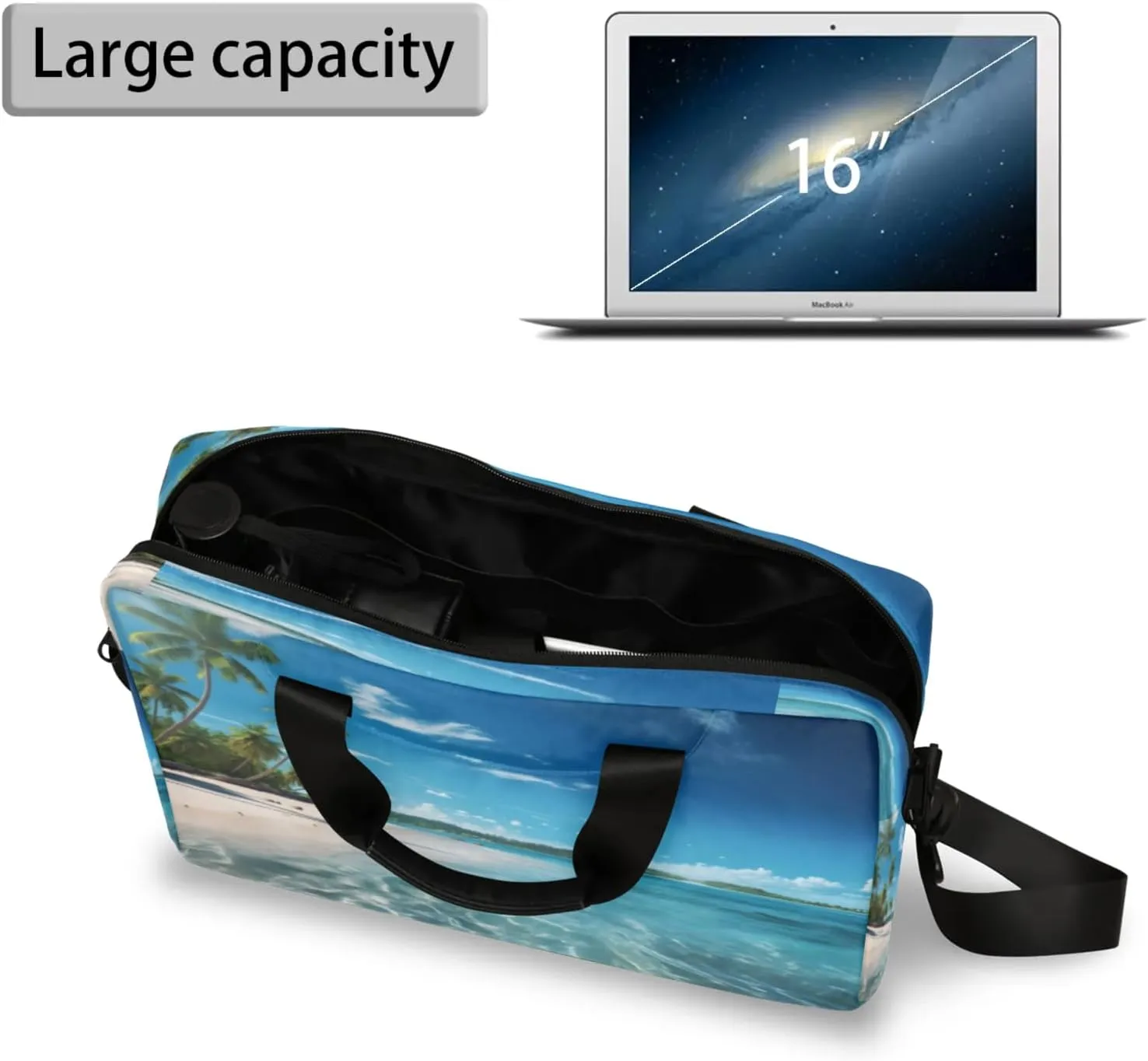 Laptop Carrying Case, Laptop and Tablet, Sleek Design, Water-Repellent Fabric, Business Casual, Casual Toploader