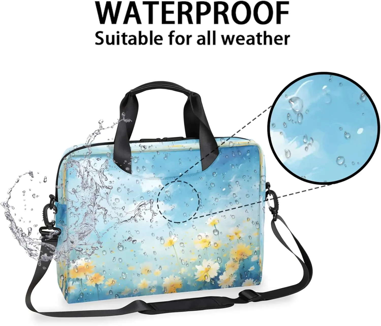 Laptop Carrying Case, Laptop and Tablet, Sleek Design, Water-Repellent Fabric, Business Casual, Casual Toploader