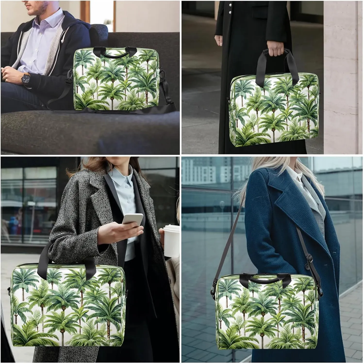 Laptop Carrying Case, Laptop and Tablet, Sleek Design, Water-Repellent Fabric, Business Casual, Casual Toploader