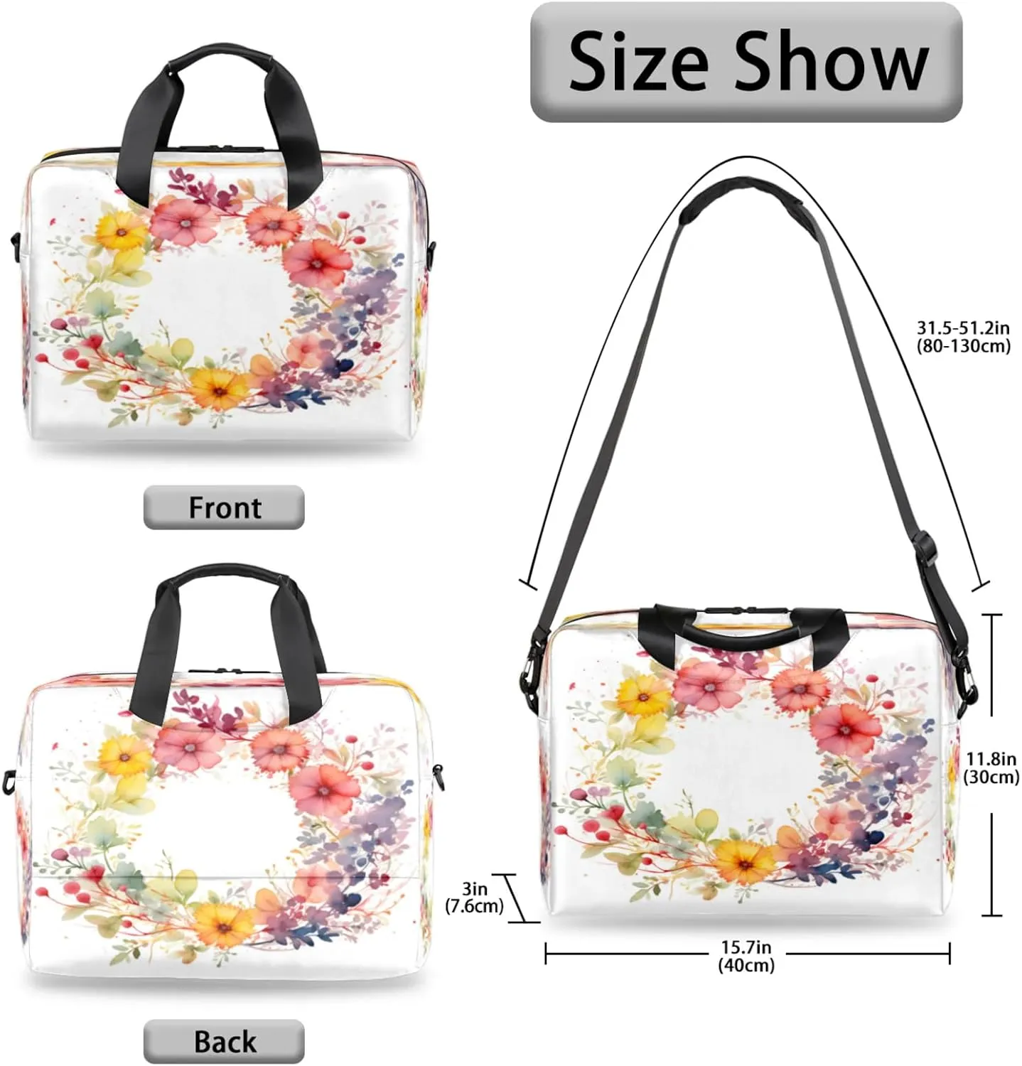 Laptop Carrying Case, Laptop and Tablet, Sleek Design, Water-Repellent Fabric, Business Casual, Casual Toploader