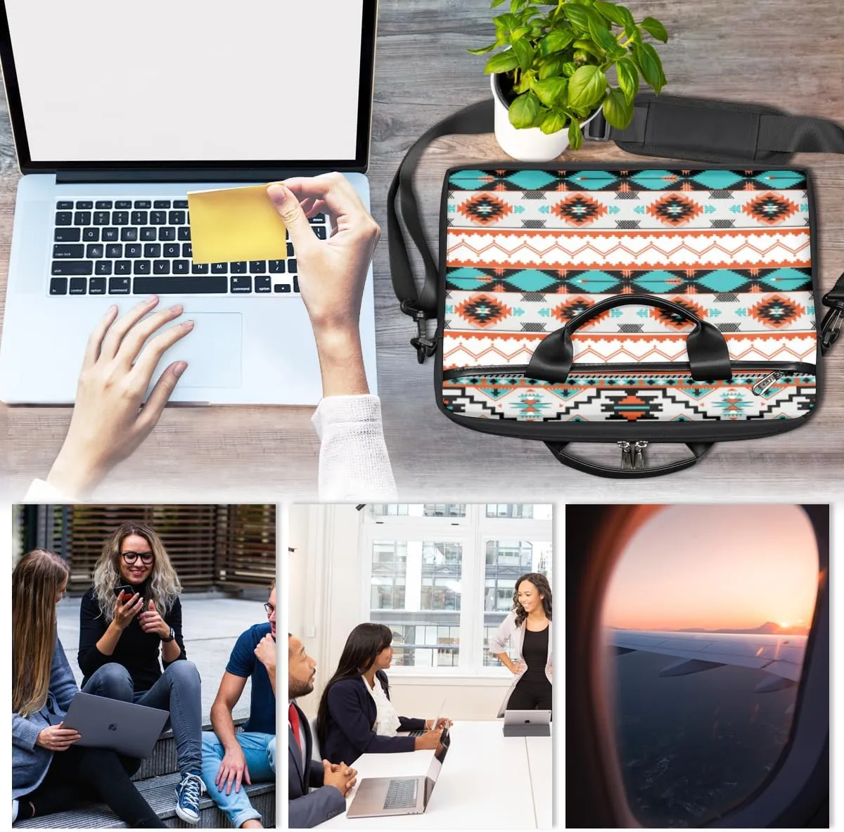 Laptop Case Bag,15.6 inch Laptop Sleeve Bag,Shockproof Protective Computer Cover,Water Resistant Notebook Briefcase（25）