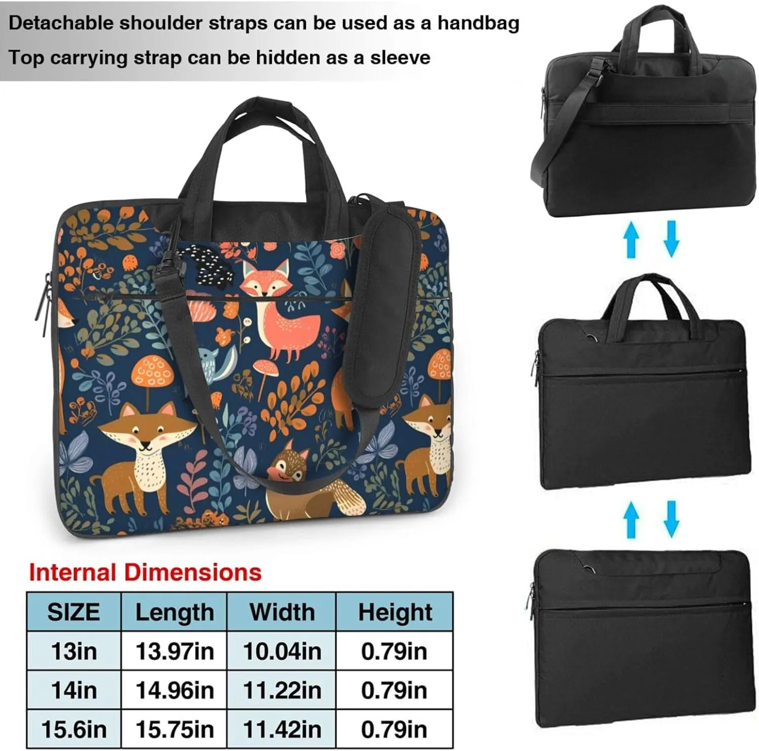 Laptop Crossbody Bag fit,Funny Pumpkin Laptop Briefcase, Suitable for teachers students Office Workers