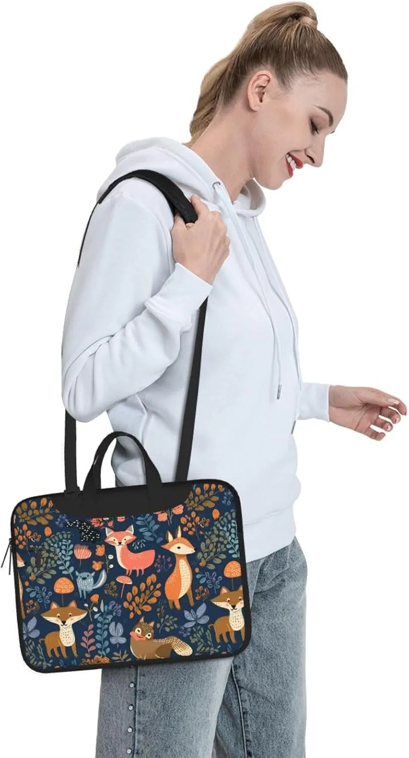 Laptop Crossbody Bag fit,Funny Pumpkin Laptop Briefcase, Suitable for teachers students Office Workers