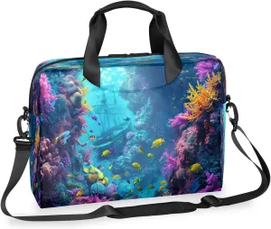 Laptop Shoulder Bag Compatible with Handle, Messenger Shoulder Case for Laptop or Tablet, Laptop Carrying Case