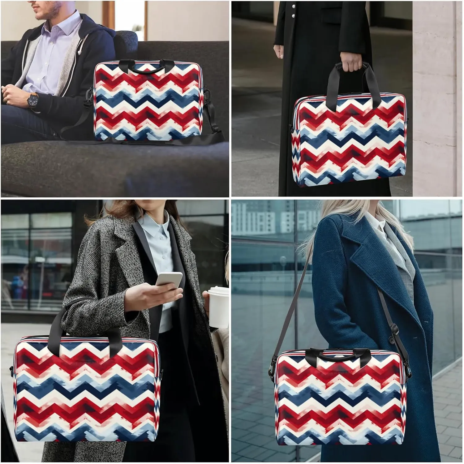 Laptop Shoulder Bag Compatible with Handle, Messenger Shoulder Case for Tablet, Laptop Carrying Case