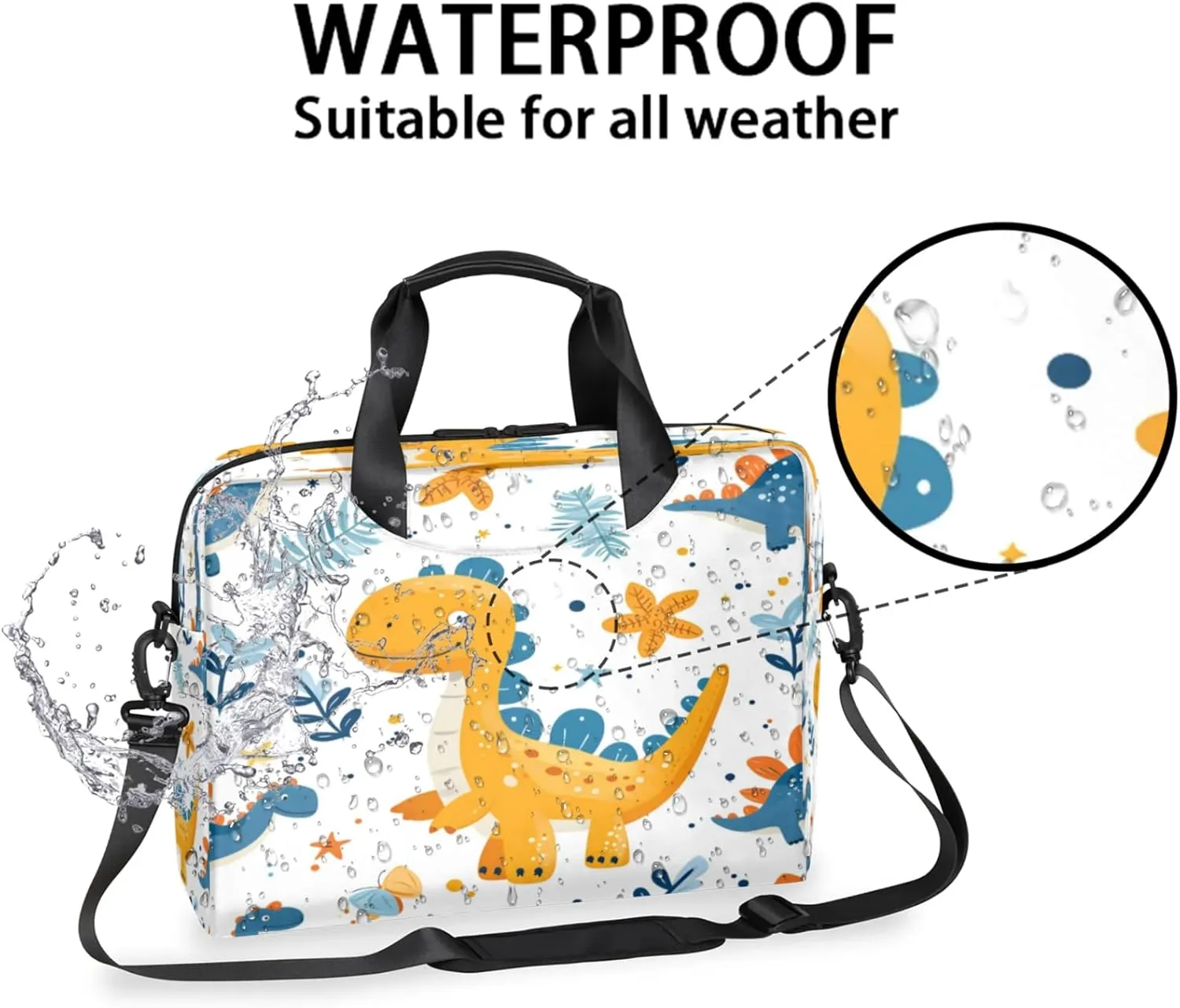 Laptop Shoulder Bag Compatible with Handle, Messenger Shoulder Case for Tablet, Laptop Carrying Case