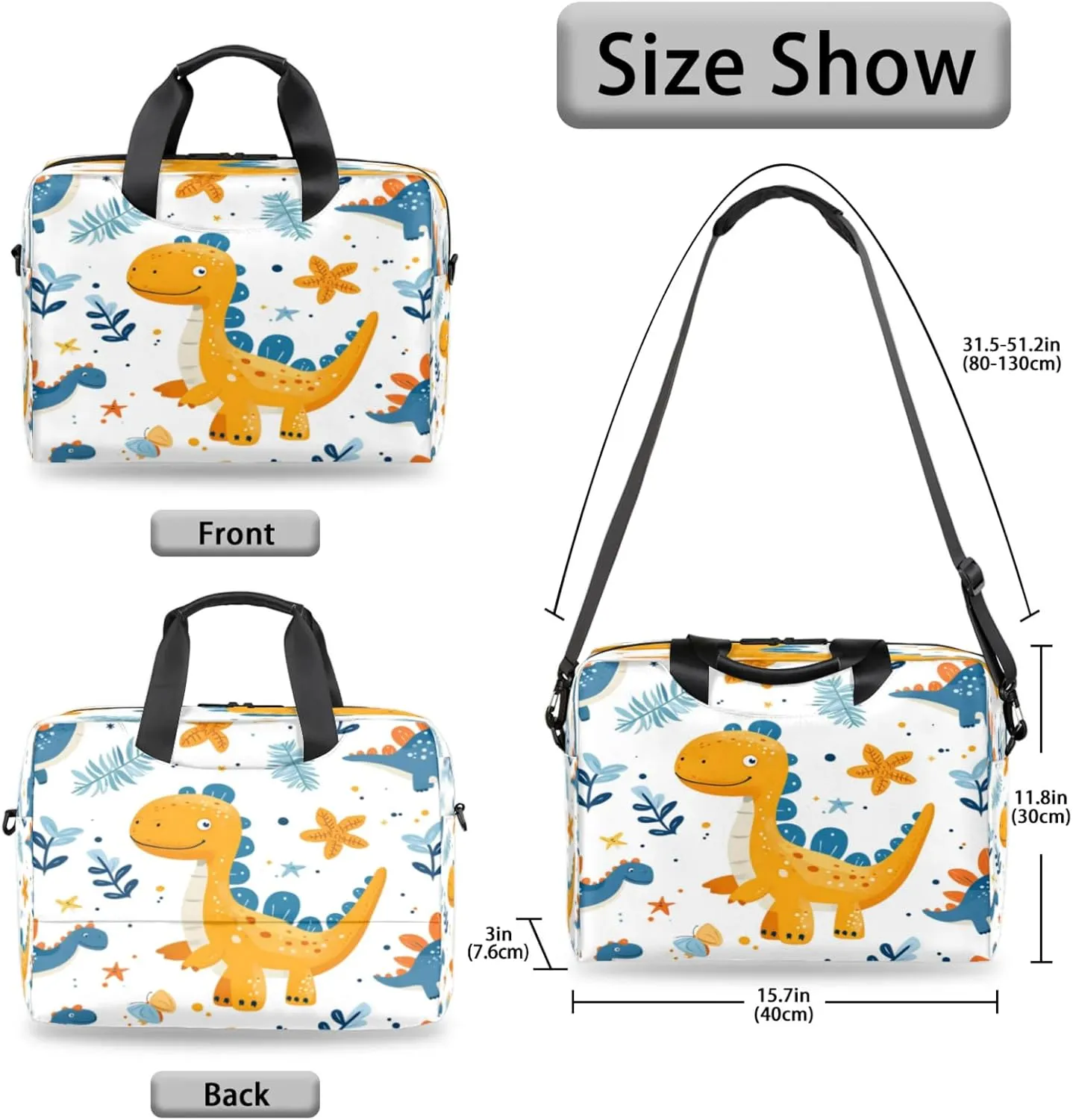 Laptop Shoulder Bag Compatible with Handle, Messenger Shoulder Case for Tablet, Laptop Carrying Case