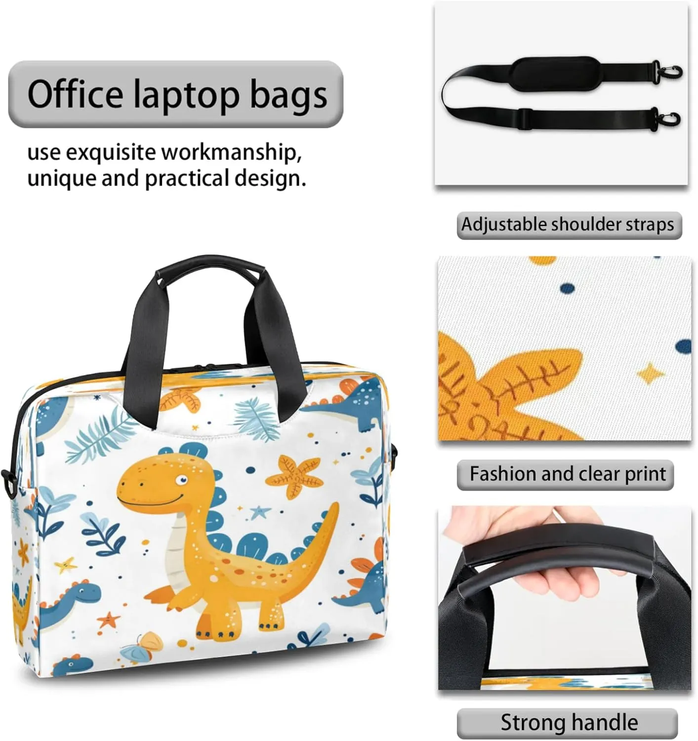 Laptop Shoulder Bag Compatible with Handle, Messenger Shoulder Case for Tablet, Laptop Carrying Case