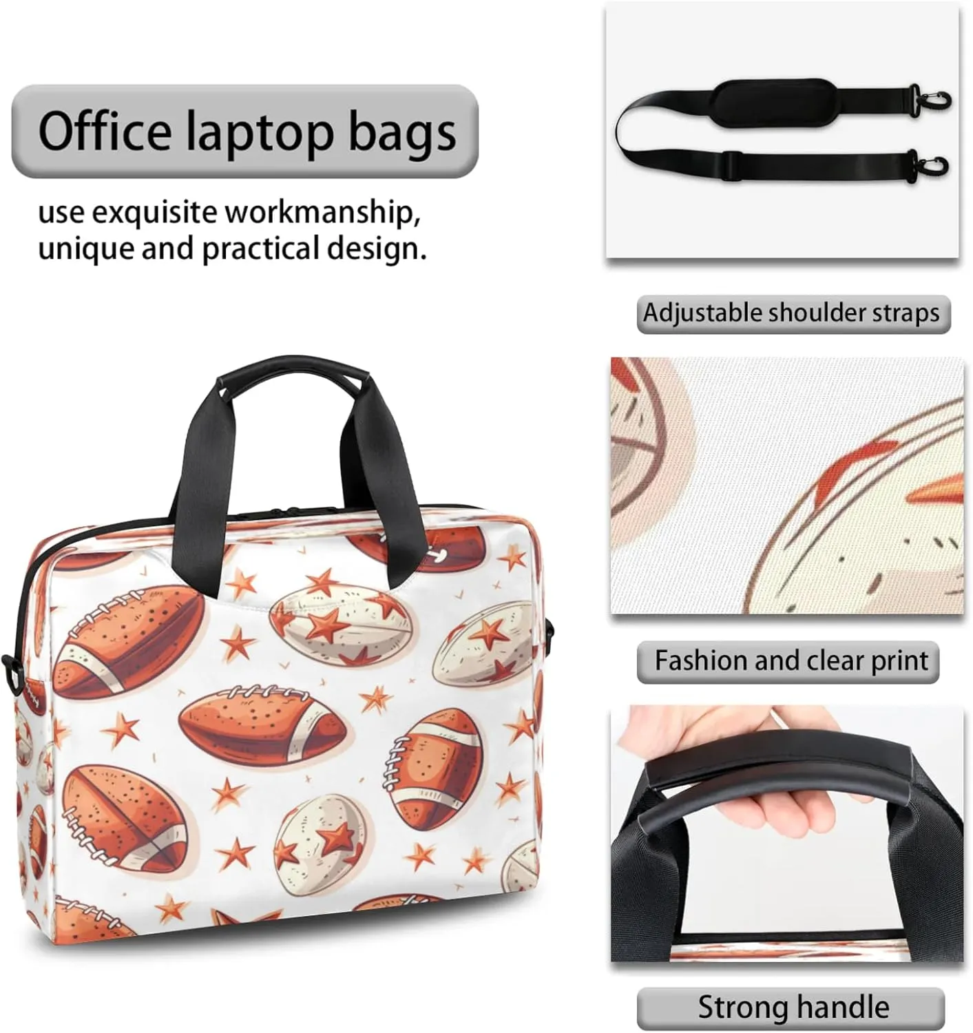 Laptop Shoulder Bag Compatible with Handle, Messenger Shoulder Case for Tablet, Laptop Carrying Case