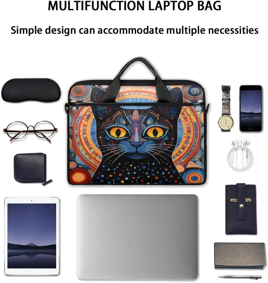 Laptop Shoulder Bag Computer Bag 13-15 Inches Laptop Carrying Case with Shoulder Strap for Women Men