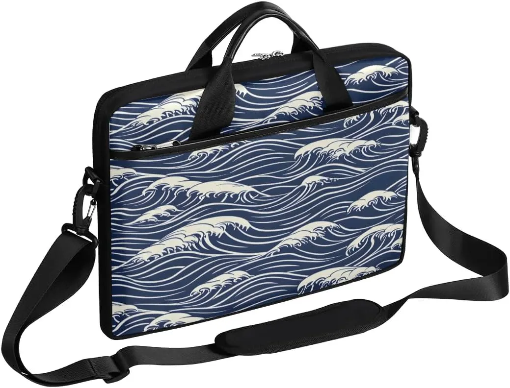 Laptop Shoulder Bag Computer Bag 13-15 Inches Laptop Carrying Case with Shoulder Strap for Women Men