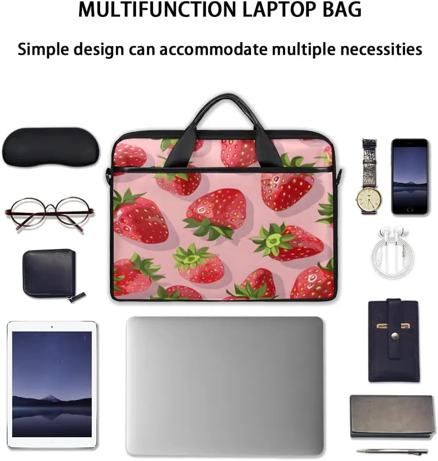 Laptop Shoulder Bag Computer Bag 13-15 Inches Laptop Carrying Case with Shoulder Strap for Women Men