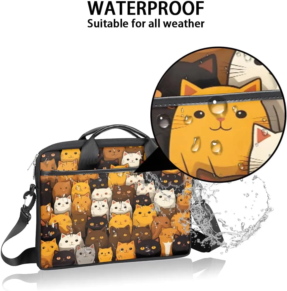 Laptop Shoulder Bag Computer Bag 13-15 Inches Laptop Carrying Case with Shoulder Strap for Women Men