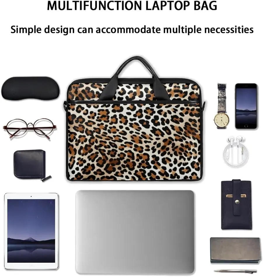 Laptop Shoulder Bag Computer Bag 13-15 Inches Laptop Carrying Case with Shoulder Strap for Women Men