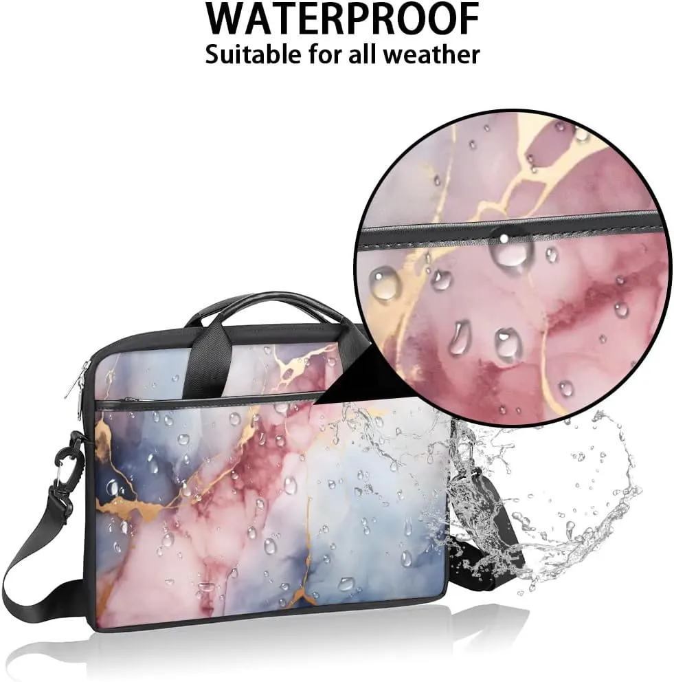 Laptop Shoulder Bag Computer Bag 13-15 Inches Laptop Carrying Case with Shoulder Strap for Women Men