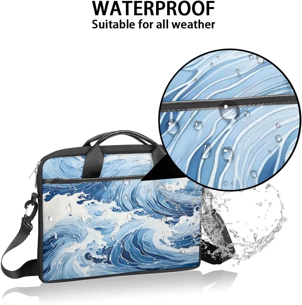 Laptop Shoulder Bag Computer Bag 13-15 Inches Laptop Carrying Case with Shoulder Strap for Women Men