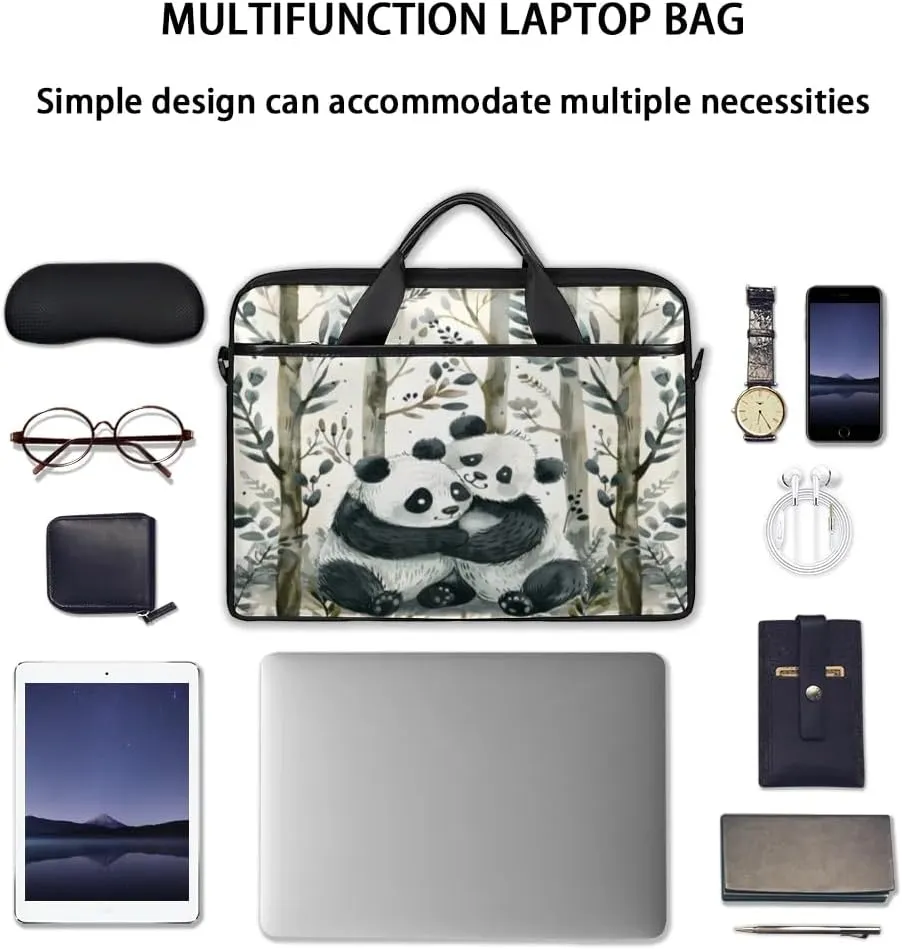 Laptop Shoulder Bag Computer Bag 13-15 Inches Laptop Carrying Case with Shoulder Strap for Women Men