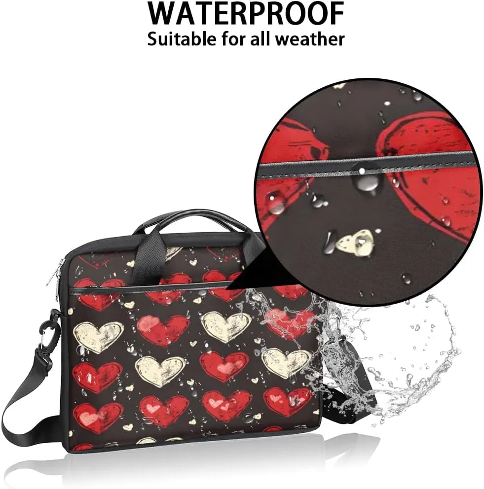 Laptop Shoulder Bag Computer Bag 13-15 Inches Laptop Carrying Case with Shoulder Strap for Women Men