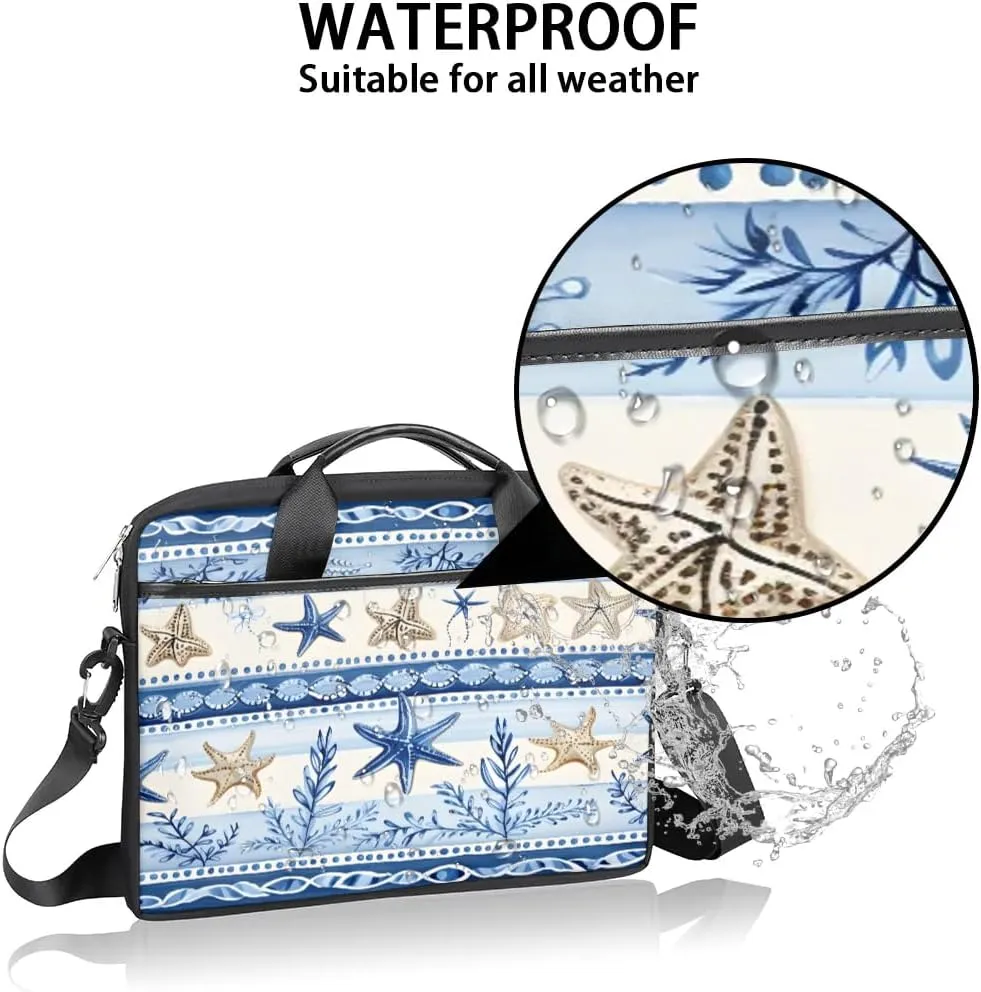 Laptop Shoulder Bag Computer Bag 13-15 Inches Laptop Carrying Case with Shoulder Strap for Women Men