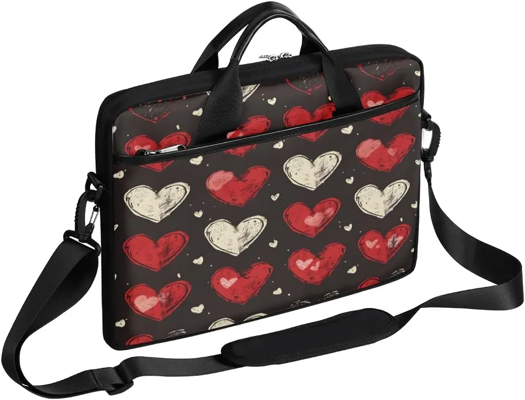 Laptop Shoulder Bag Computer Bag 13-15 Inches Laptop Carrying Case with Shoulder Strap for Women Men