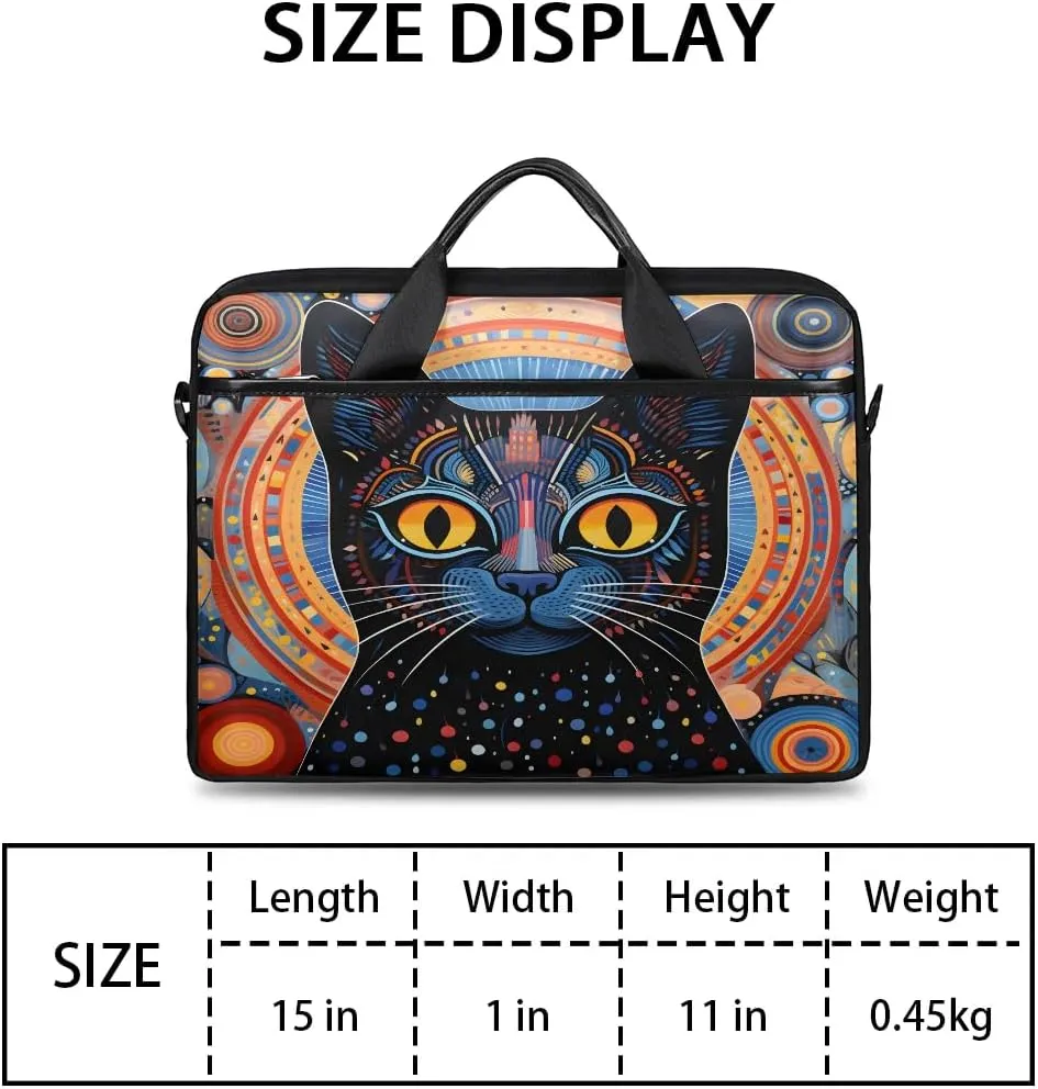 Laptop Shoulder Bag Computer Bag 13-15 Inches Laptop Carrying Case with Shoulder Strap for Women Men