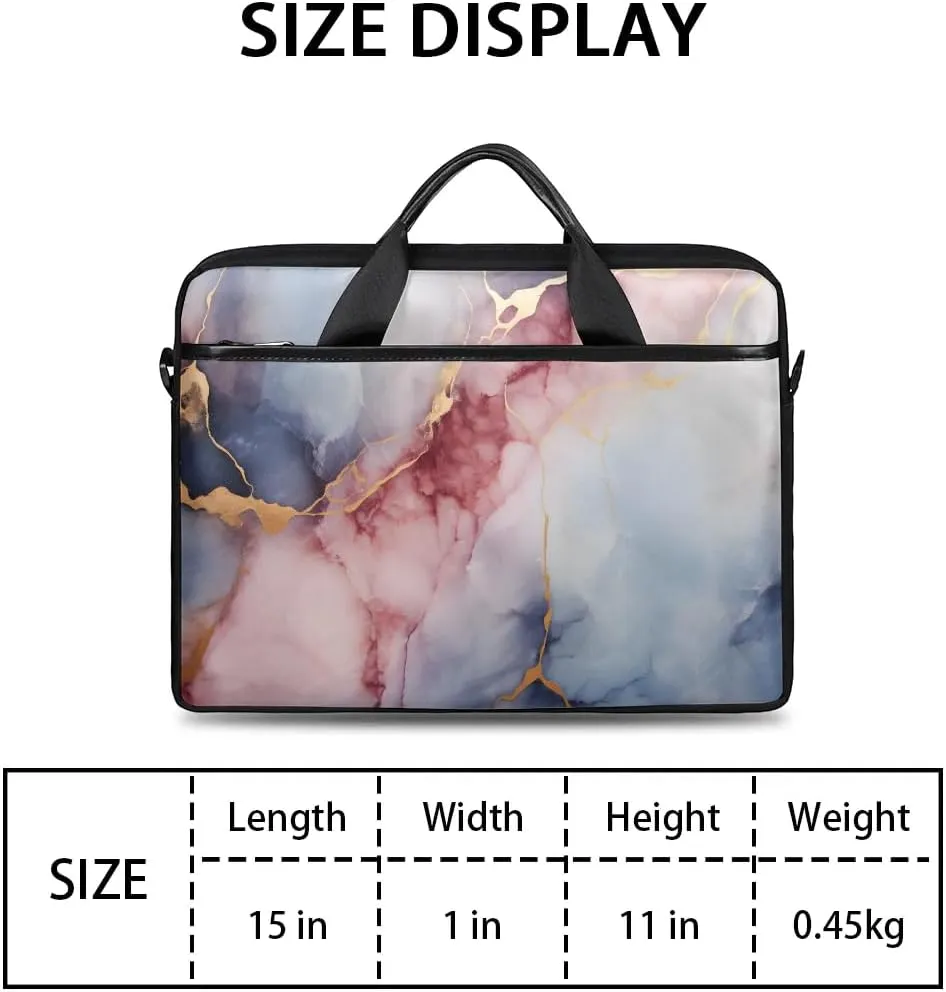 Laptop Shoulder Bag Computer Bag 13-15 Inches Laptop Carrying Case with Shoulder Strap for Women Men