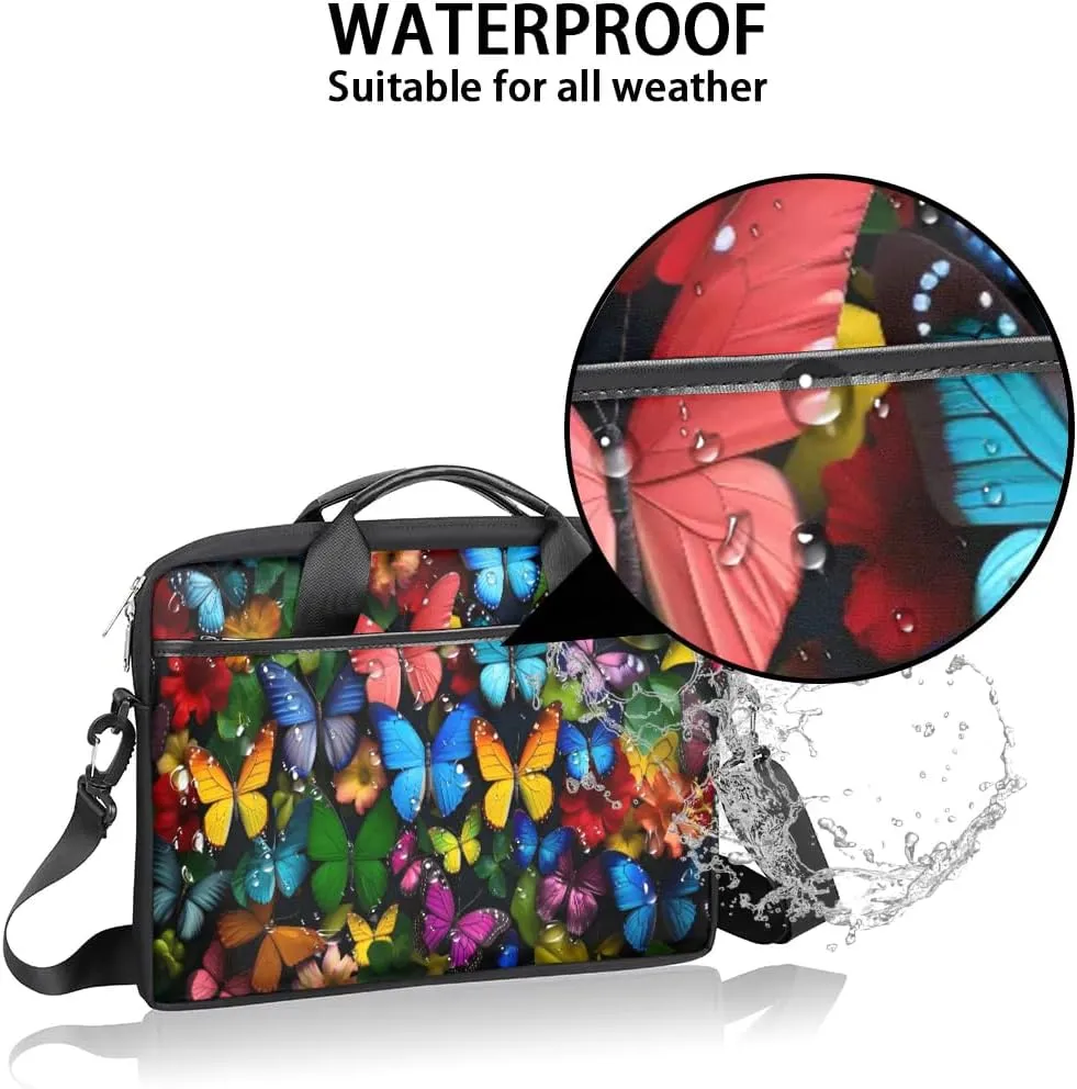 Laptop Shoulder Bag Computer Bag 13-15 Inches Laptop Carrying Case with Shoulder Strap for Women Men