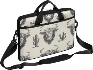 Laptop Shoulder Bag Computer Bag 13-15 Inches Laptop Carrying Case with Shoulder Strap for Women Men