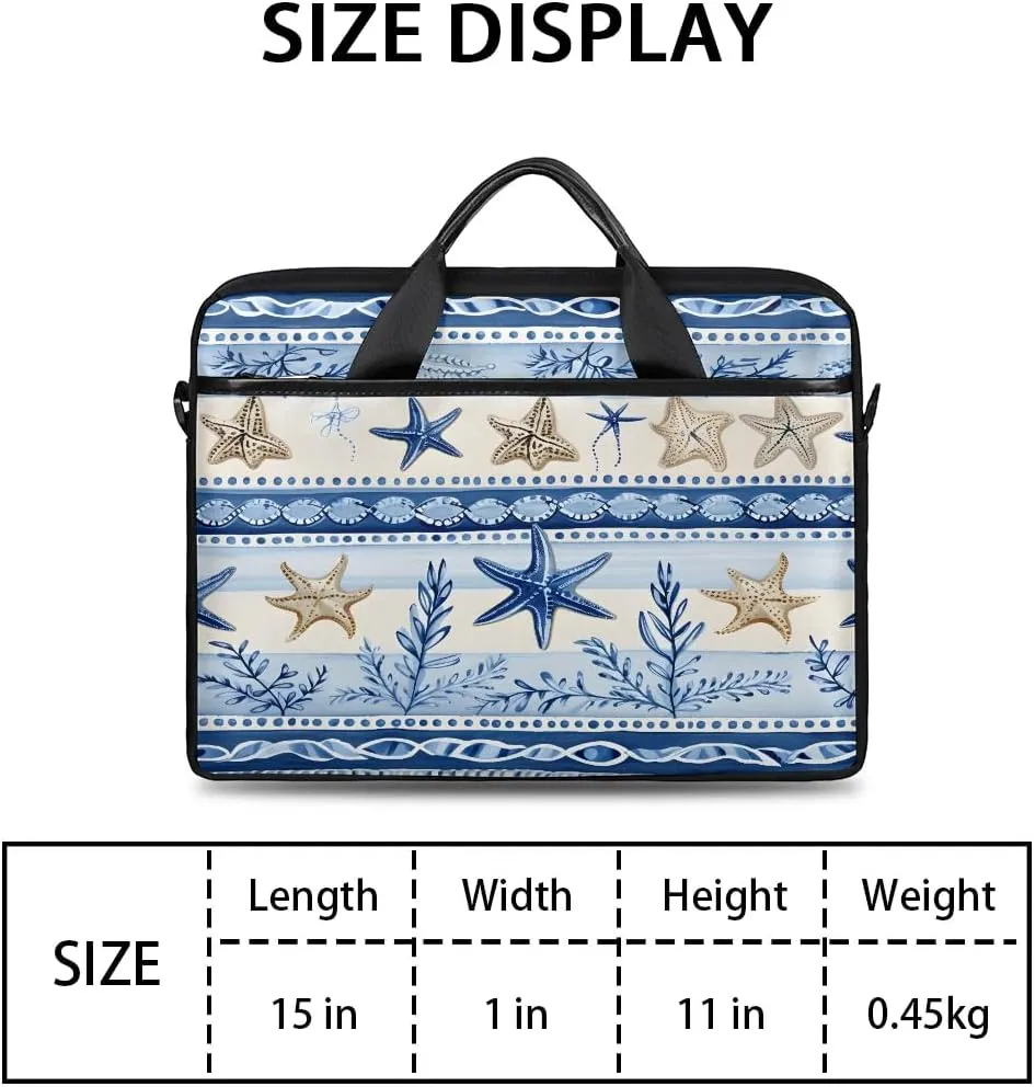 Laptop Shoulder Bag Computer Bag 13-15 Inches Laptop Carrying Case with Shoulder Strap for Women Men