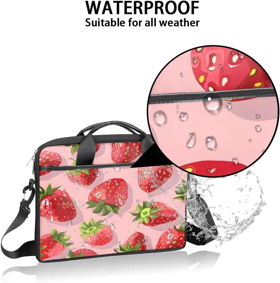 Laptop Shoulder Bag Computer Bag 13-15 Inches Laptop Carrying Case with Shoulder Strap for Women Men