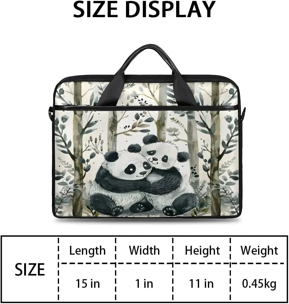 Laptop Shoulder Bag Computer Bag 13-15 Inches Laptop Carrying Case with Shoulder Strap for Women Men